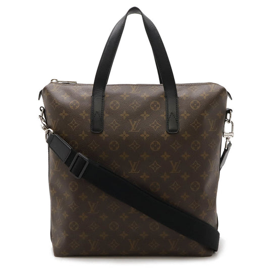 Louis Vuitton Black Brown Monogram Monogram Leather Shoulder Bag Tote Bag ()