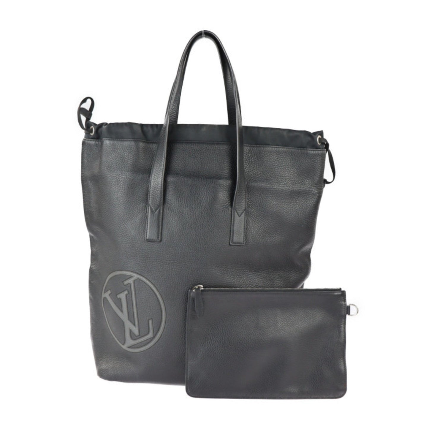 Louis Vuitton Black Handbag Pouch Shopping Bag Shoulder Bag Tote Bag ()