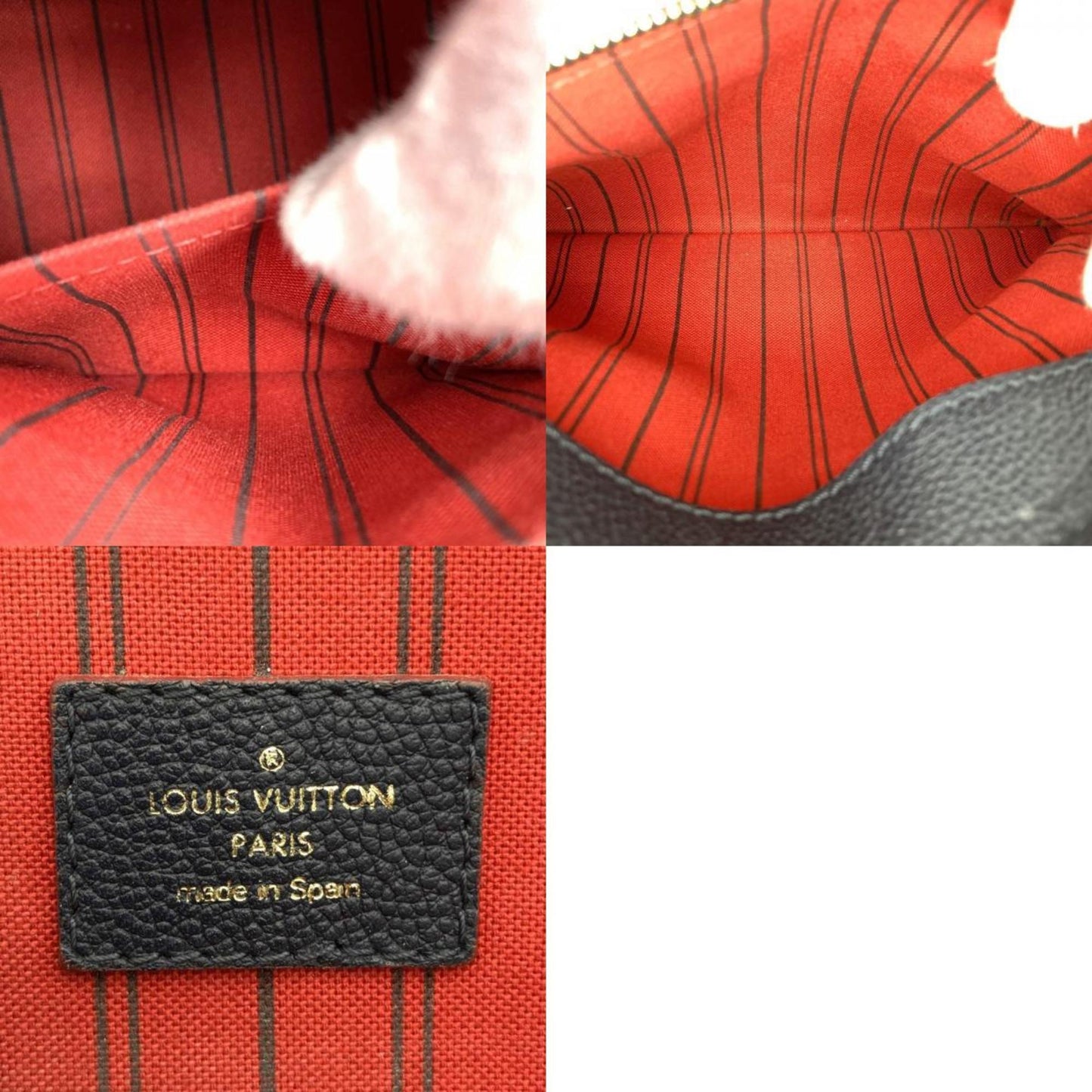 Louis Vuitton Navy Monogram Empreinte Shoulder Bag