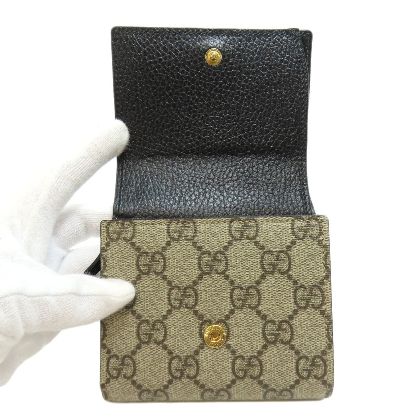 Gucci Black Leather Wallet (Bi-Fold)