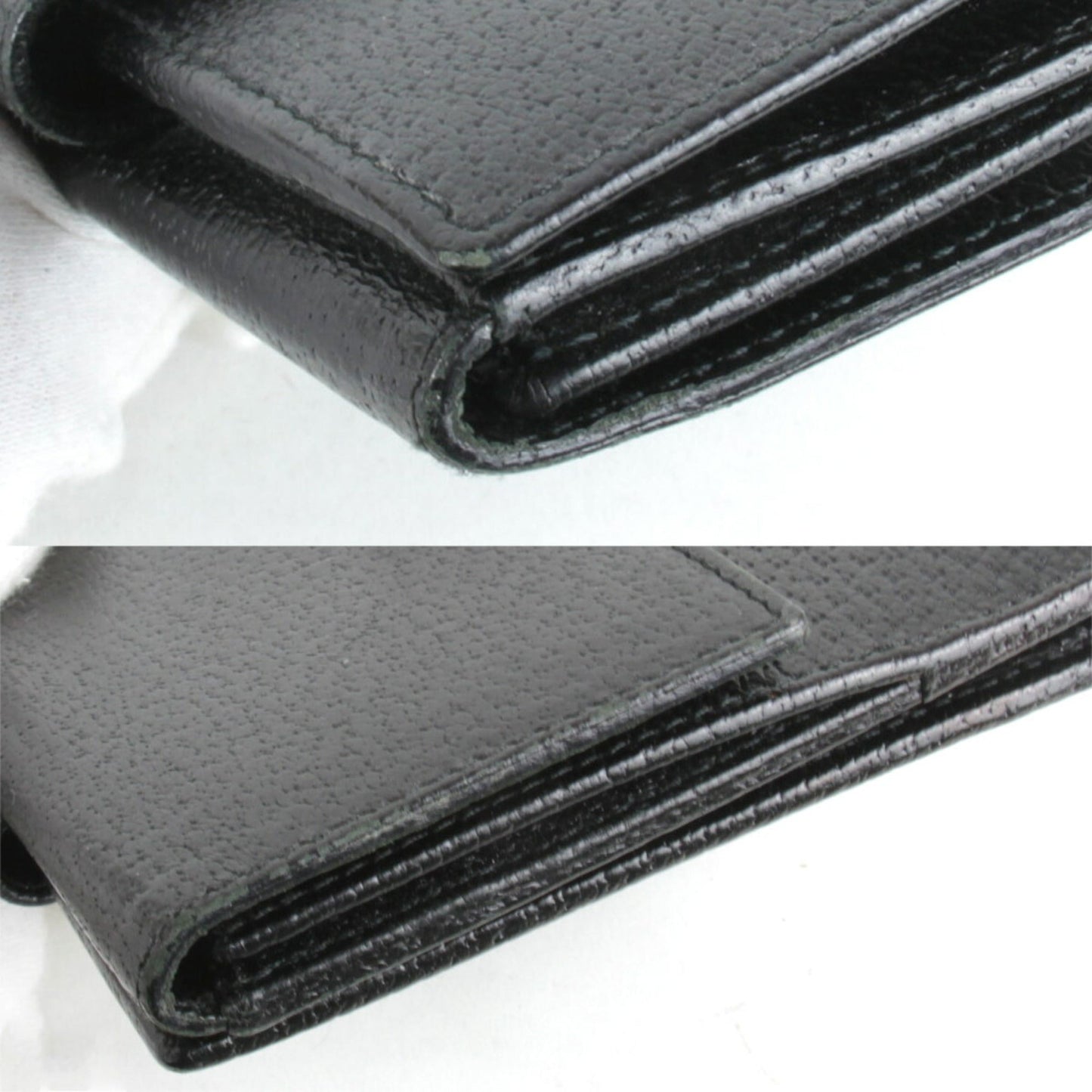 Gucci Black Leather Wallet (Bi-Fold)