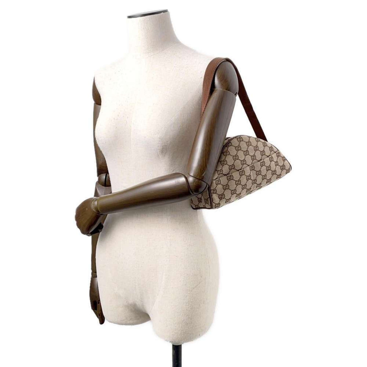 Gucci Gg Canvas Brown Gg Canvas Shoulder Bag