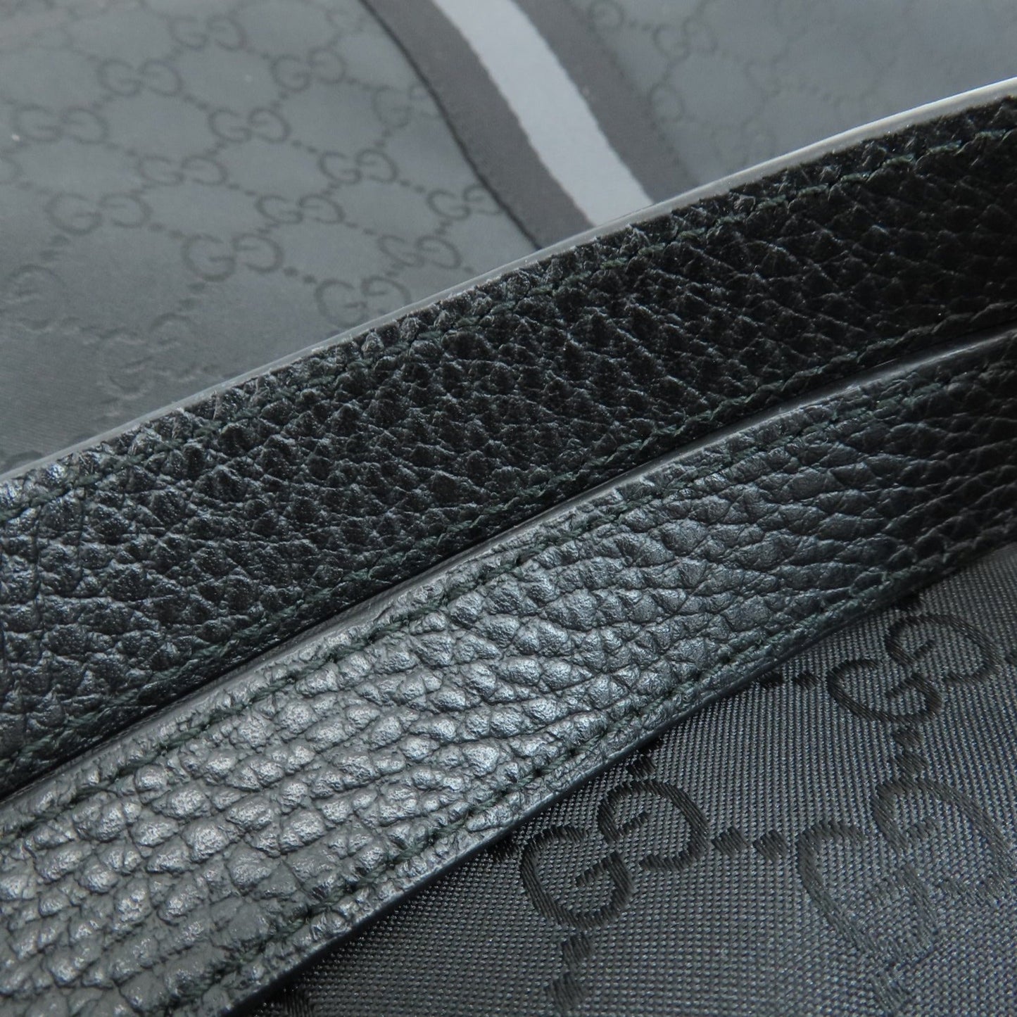 Gucci Black Nylon Tote Bag