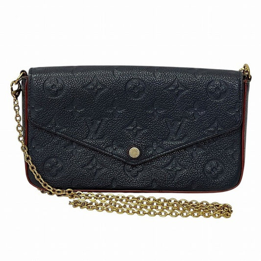 Louis Vuitton Monogram Empreinte Marine Rouge Navy Leather Shoulder Bag