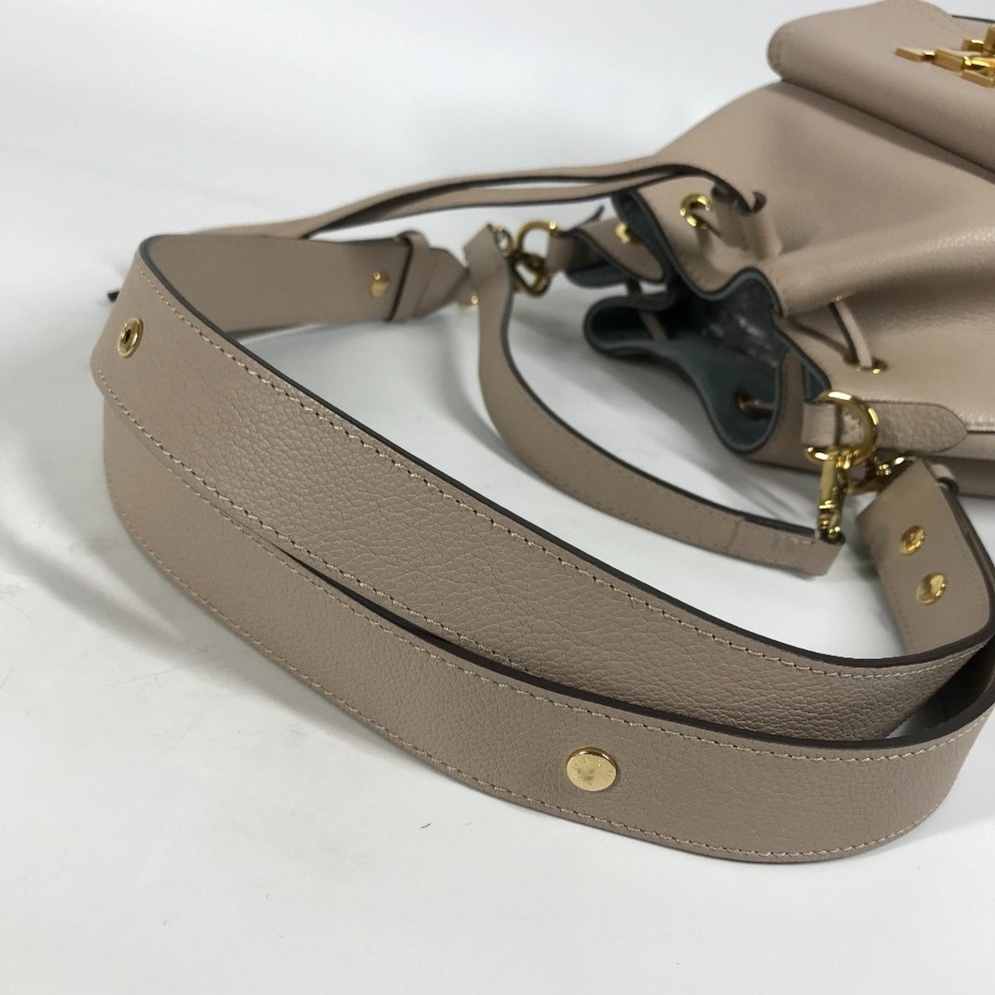 Louis Vuitton Beige Leather Shoulder Bag