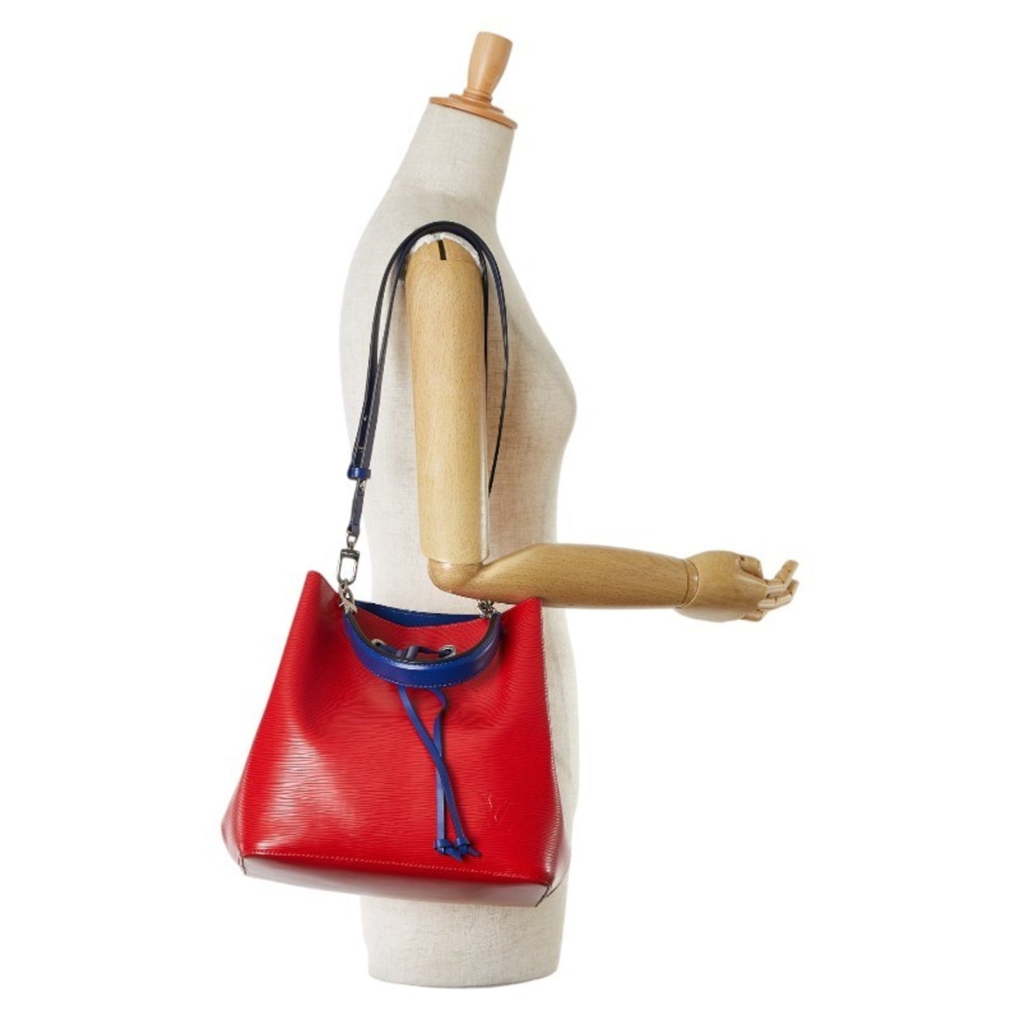 Louis Vuitton Blue Coquelicots Leather Handbag Shoulder Bag