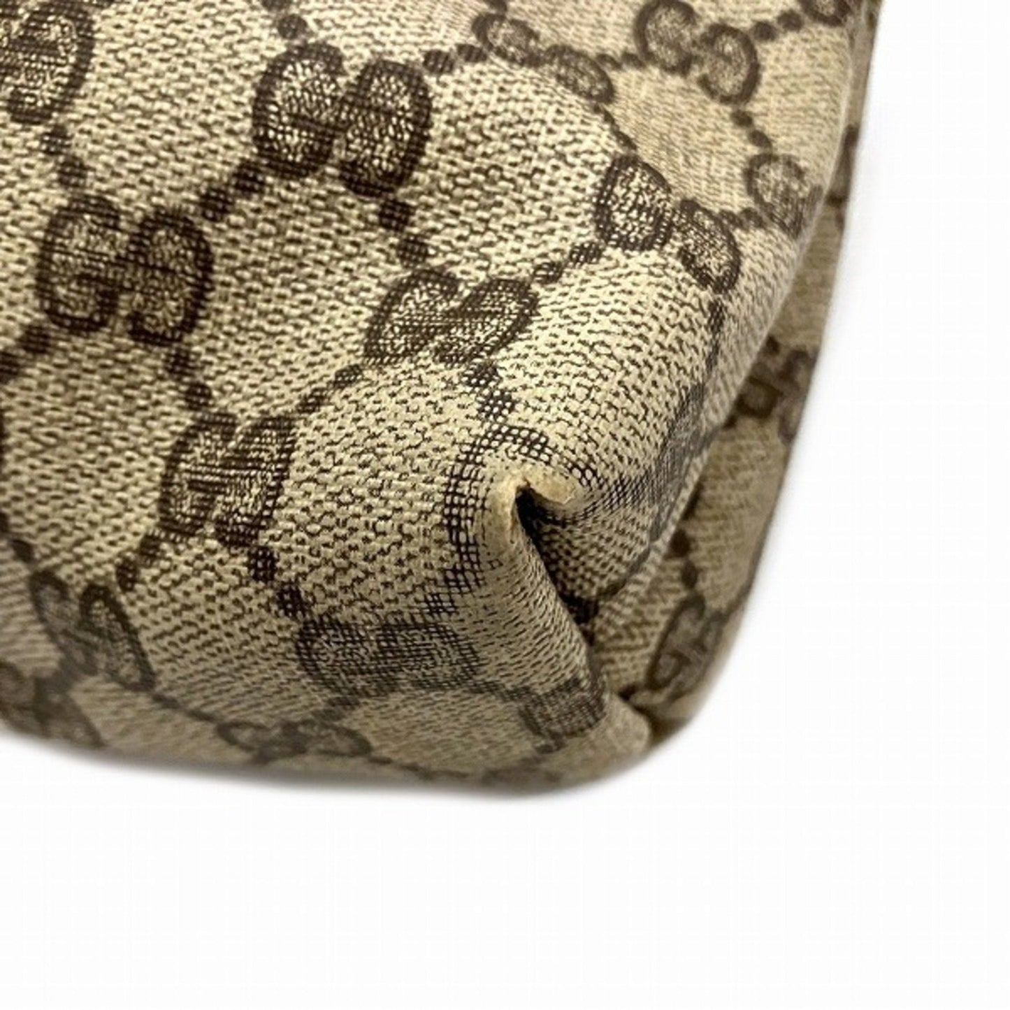 Gucci Sherry Line Brown Pvc Leather Tote Bag
