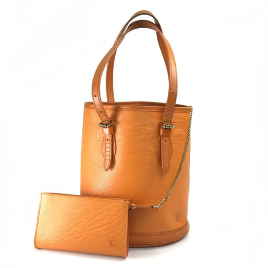 Louis Vuitton Orange Leather Shoulder Bag ()