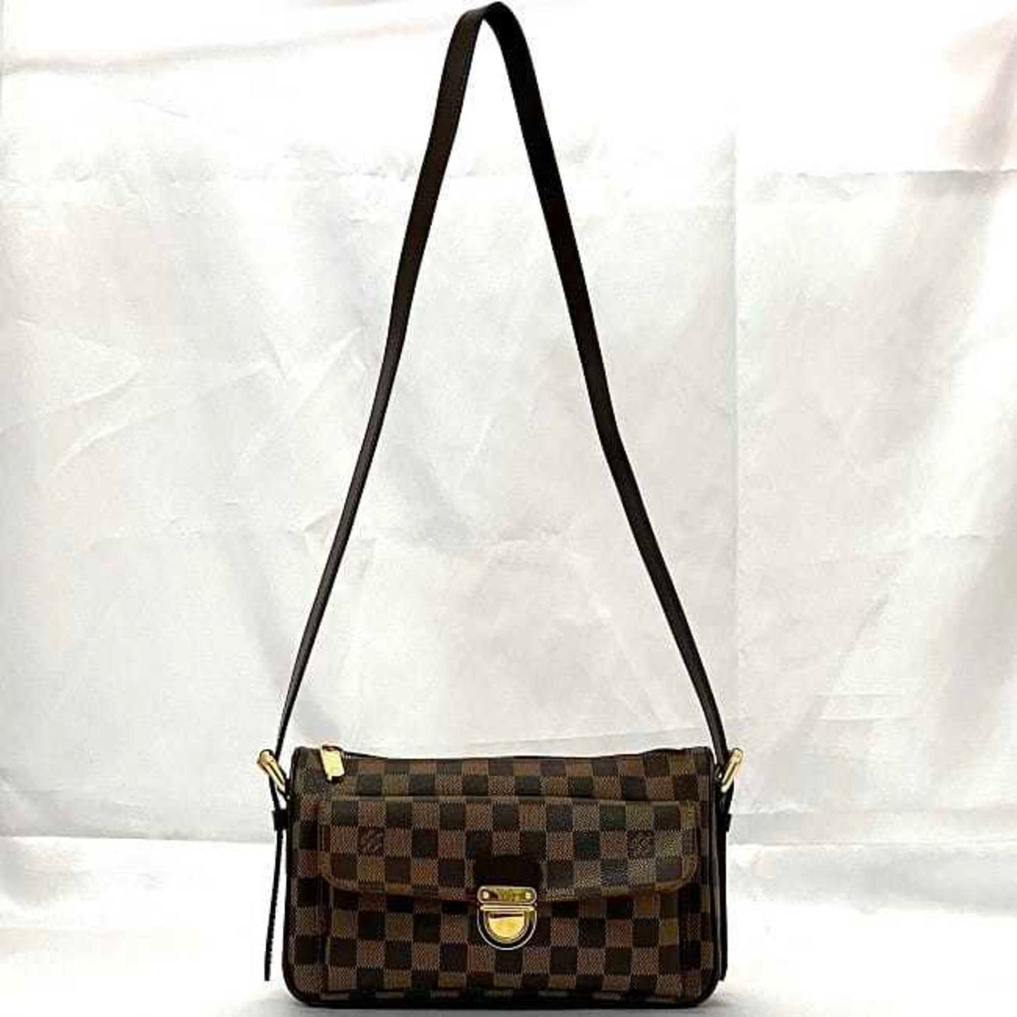 Louis Vuitton Damier Brown Damier Canvas Ebene Galle Damier Canvas Shoulder Bag
