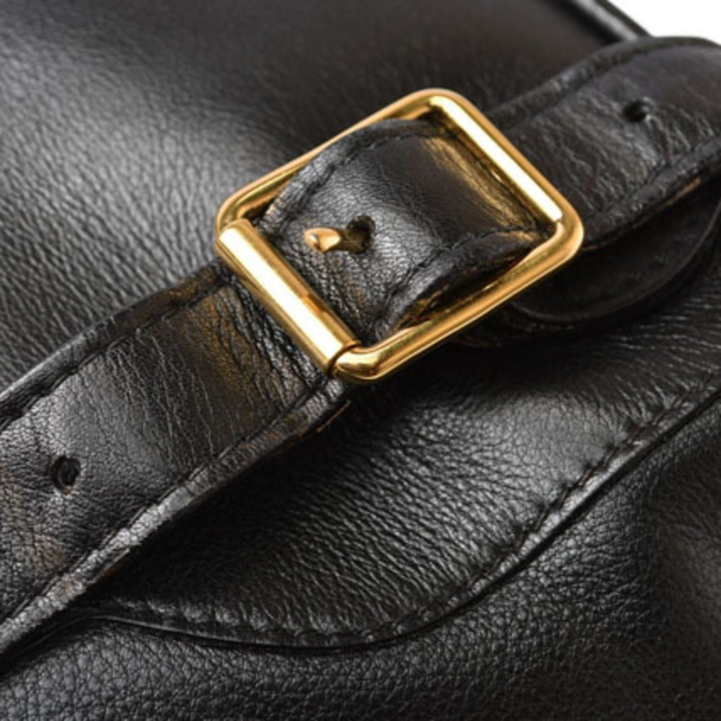Gucci Black Leather Backpack