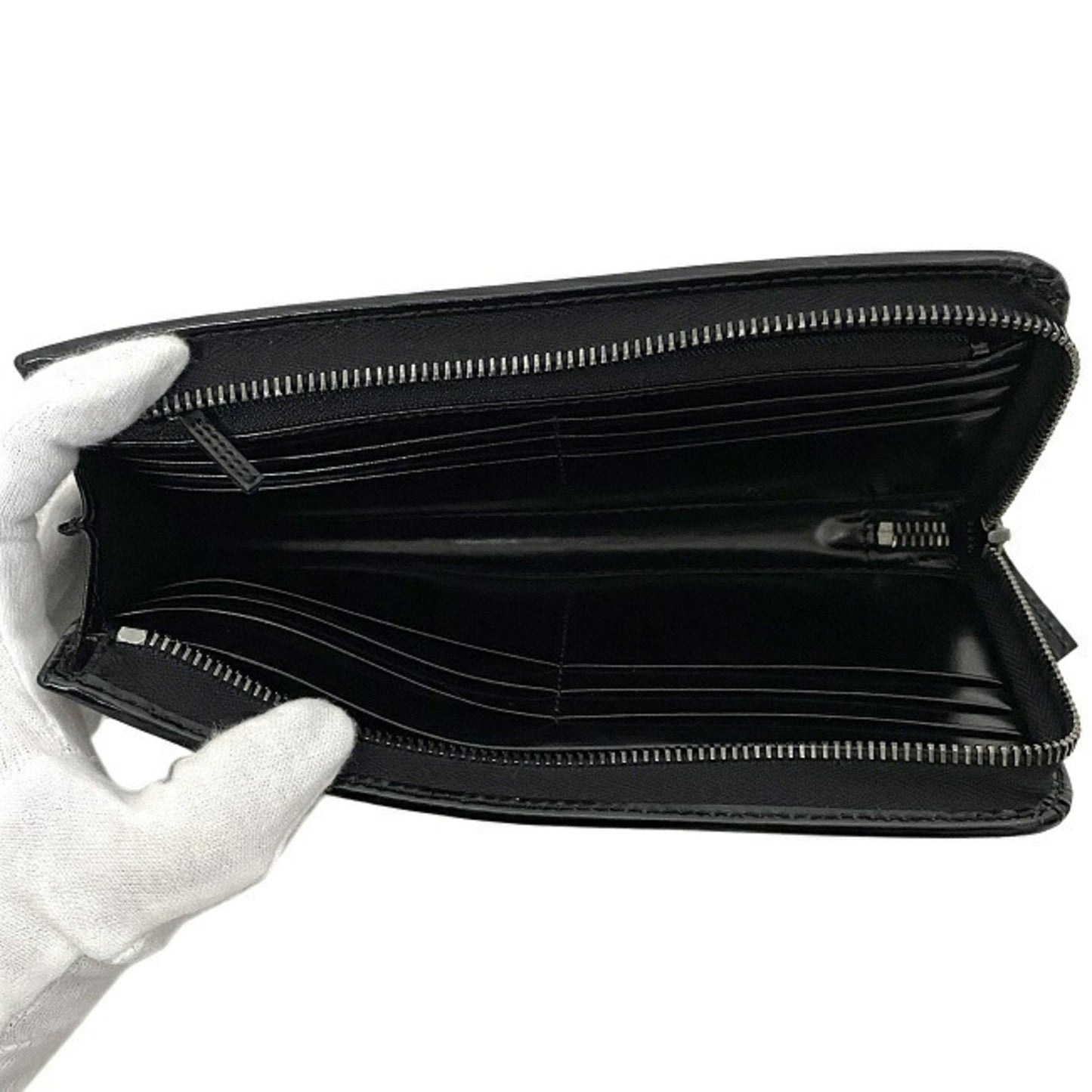 Gucci Black Pvc Leather Wallet (Bi-Fold)