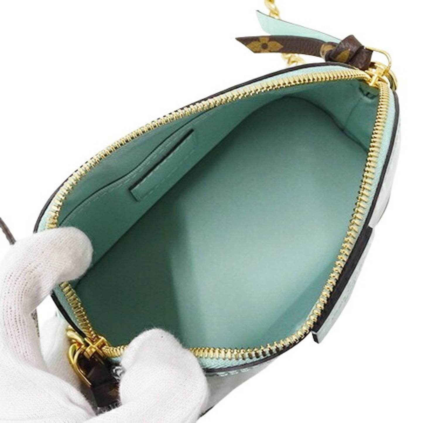 Louis Vuitton Green Monogram Vernis Shoulder Bag