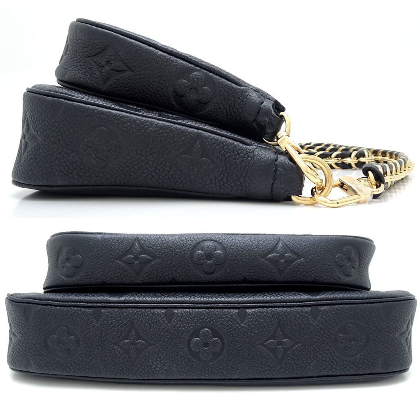 Louis Vuitton Noir Monogram Empreinte Shoulder Bag