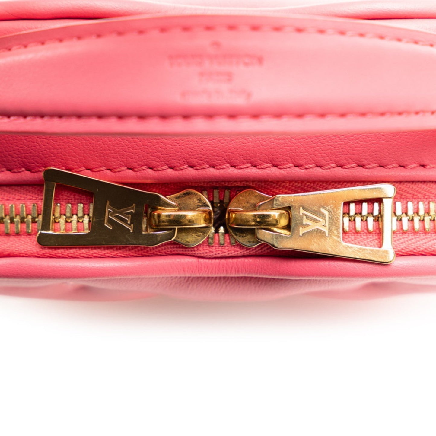 Louis Vuitton Pink Leather Handbag Shoulder Bag