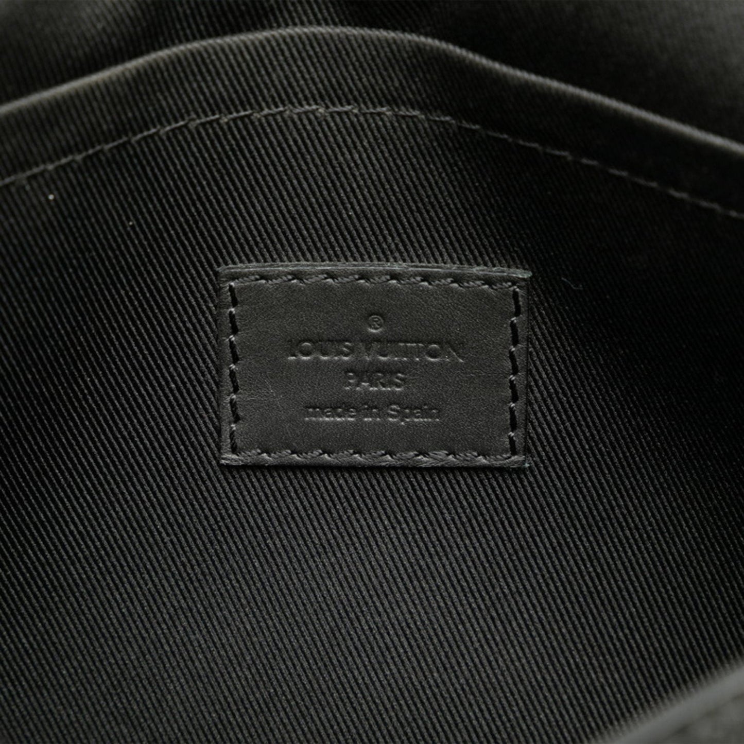 Louis Vuitton Black Pvc Leather Shoulder Bag