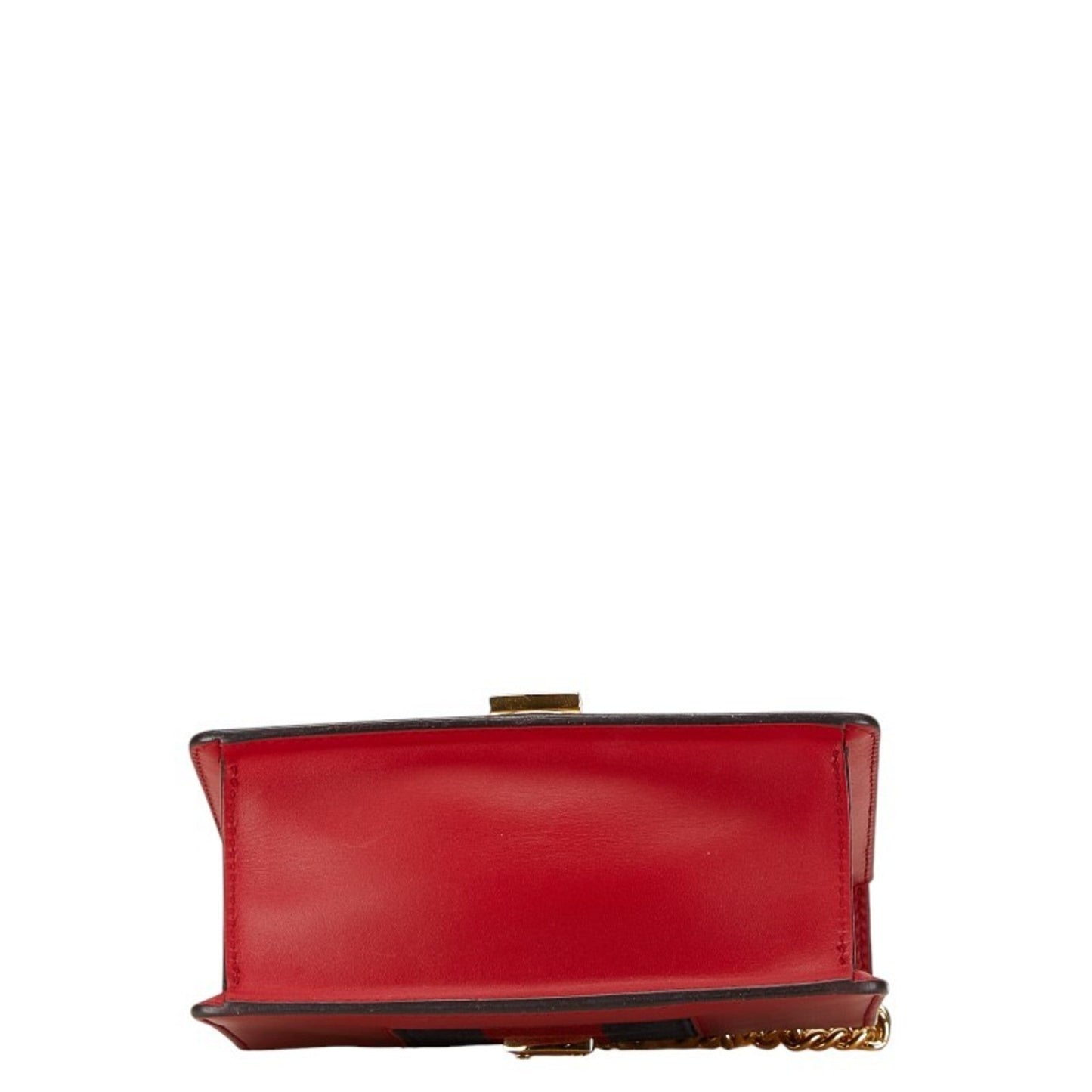 Gucci Red Color Leather Shoulder Bag