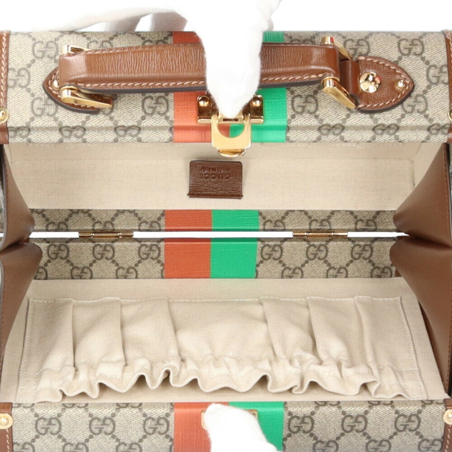 Gucci Beige Gg Supreme Handbag