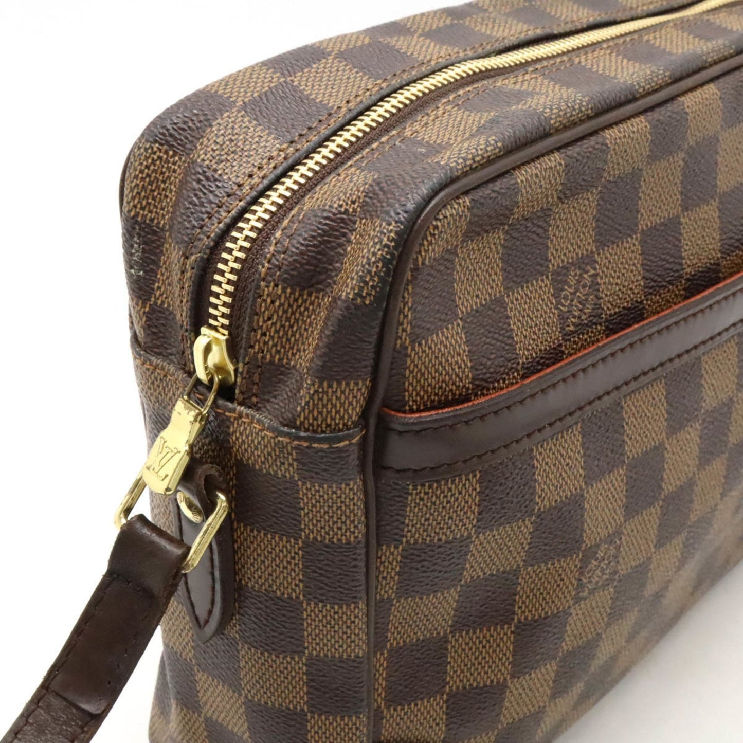Louis Vuitton Brown Pvc Shoulder Bag