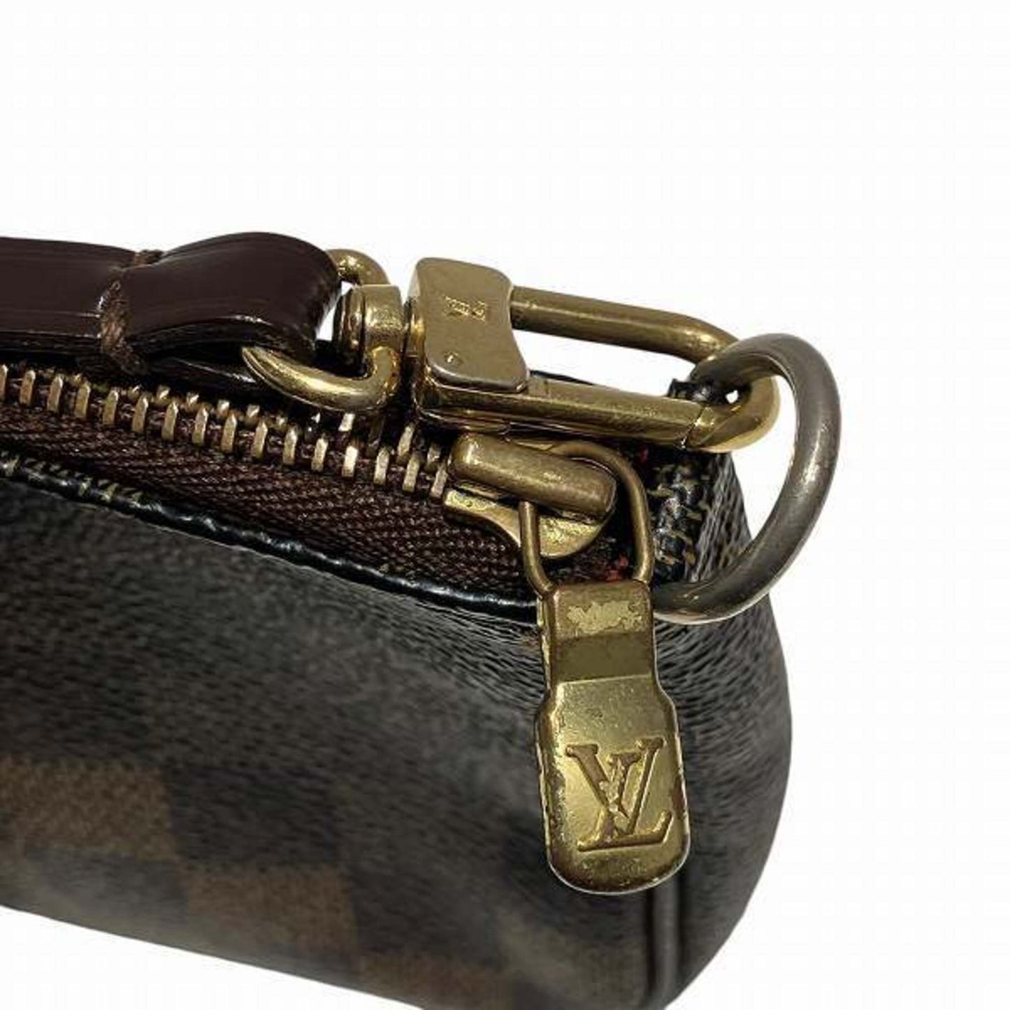 Louis Vuitton Damier Brown Damier Canvas Pochette Shoulder Bag