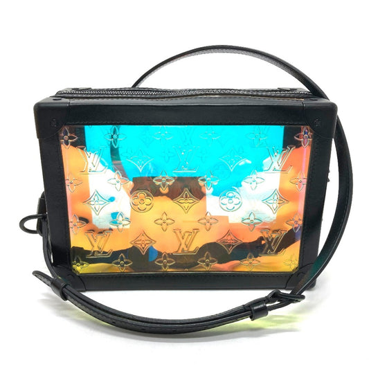 Louis Vuitton Black Leather Shoulder Bag ()