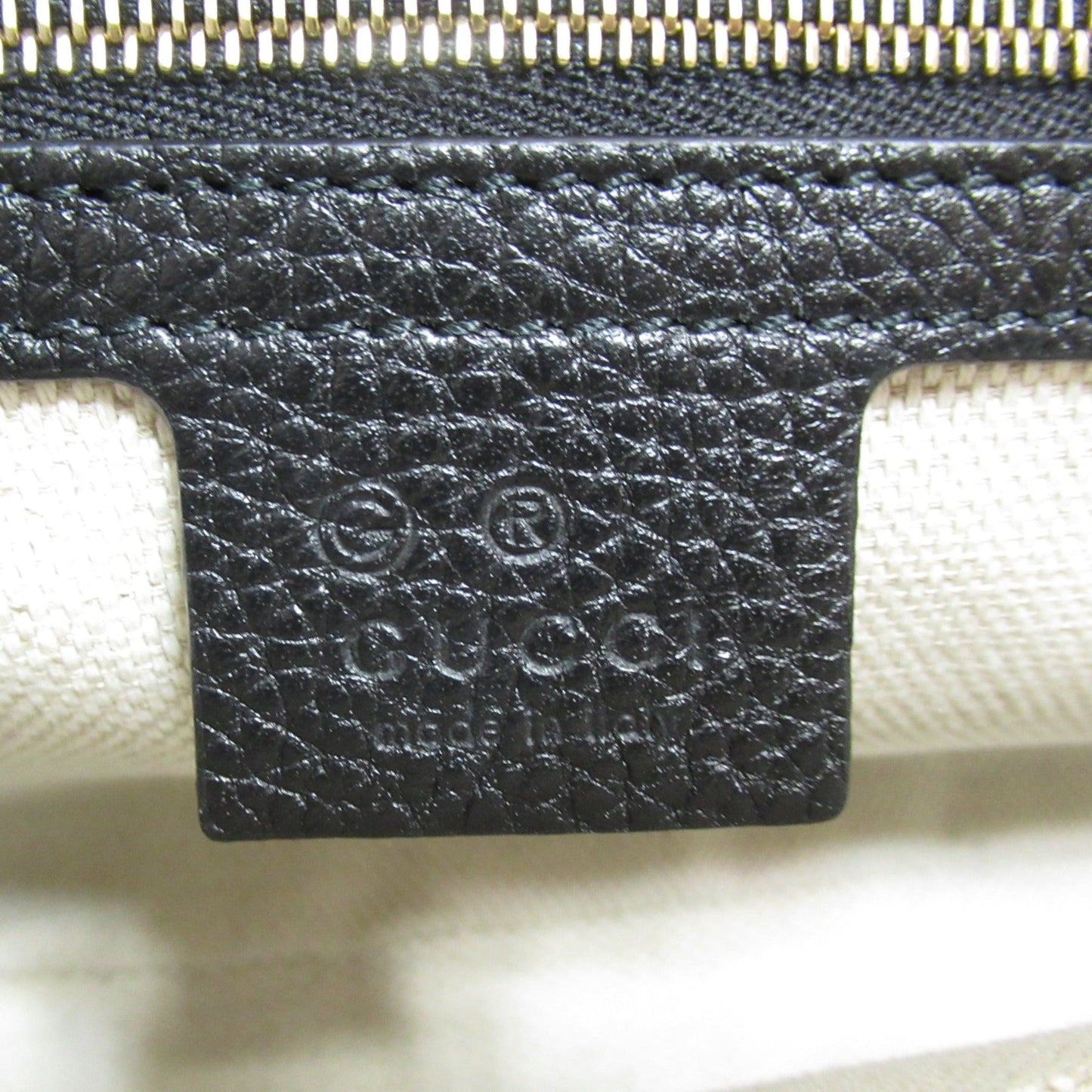 Gucci Black Leather Shoulder Bag