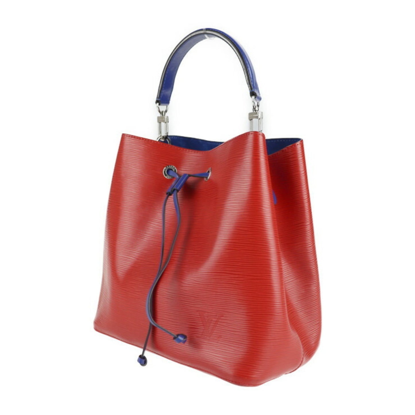 Louis Vuitton Bicolor Blue Coquelicots Epi Leather Handbag Shopping Bag Shoulder Bag Tote Bag