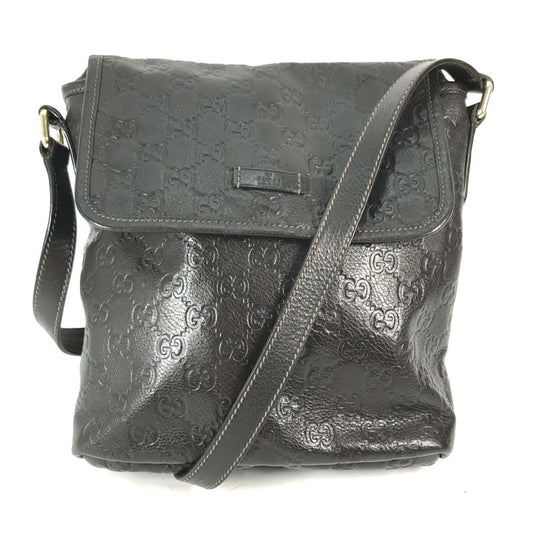 Gucci Brown Leather Shoulder Bag ()