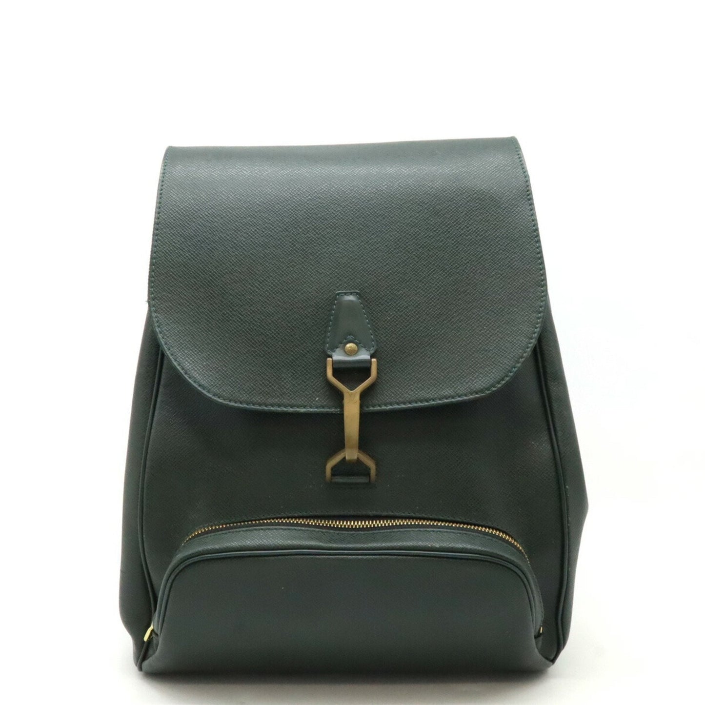 Louis Vuitton Dark Green Episea Taiga Leather Backpack
