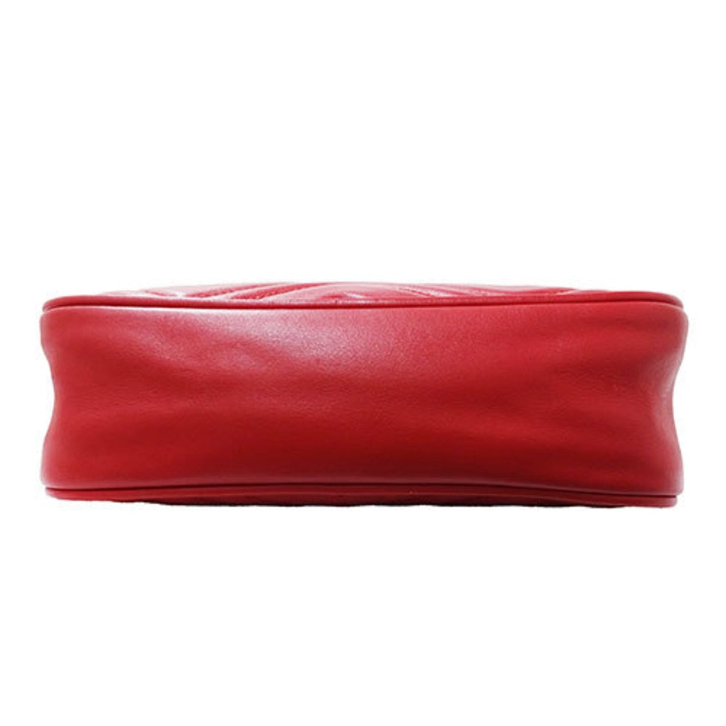 Gucci Gg Marmont Red Color Leather Shoulder Bag