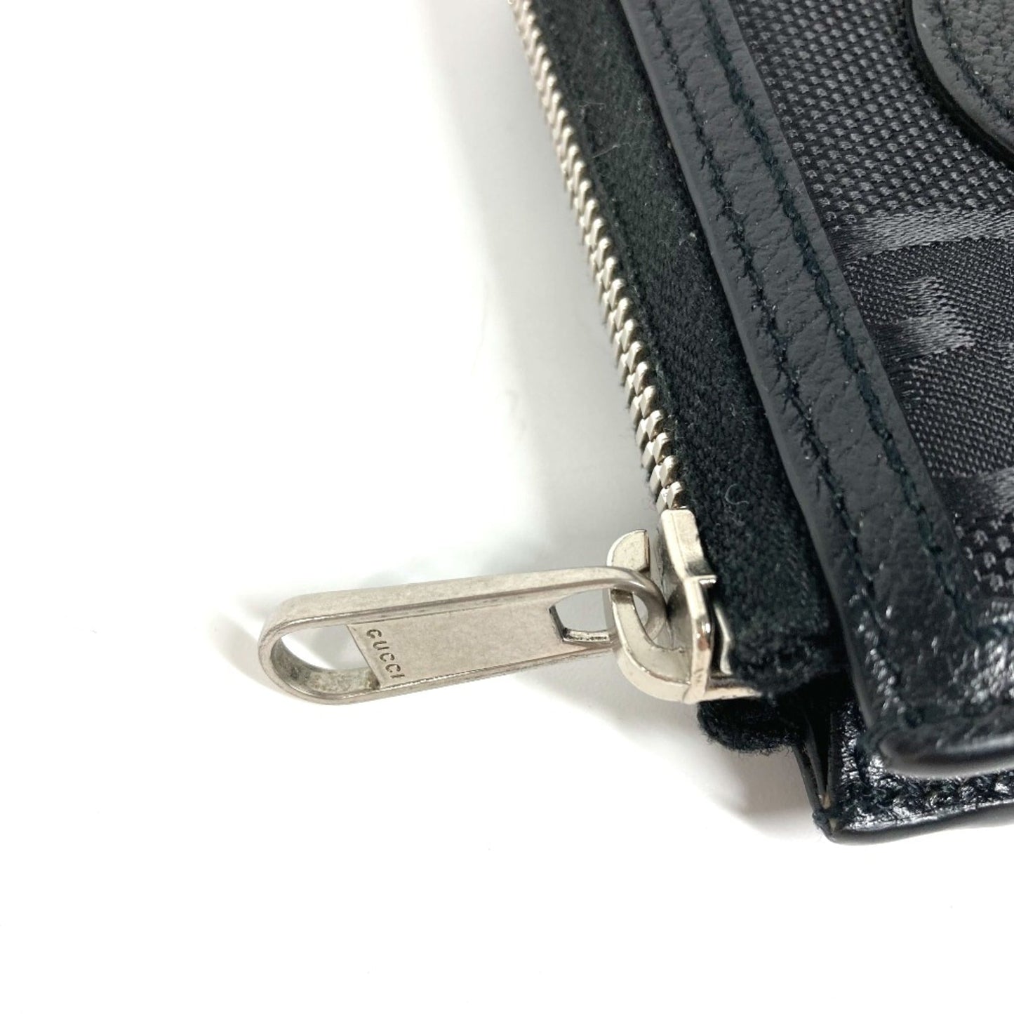 Gucci Black Cloth Coin Purse/Coin Case