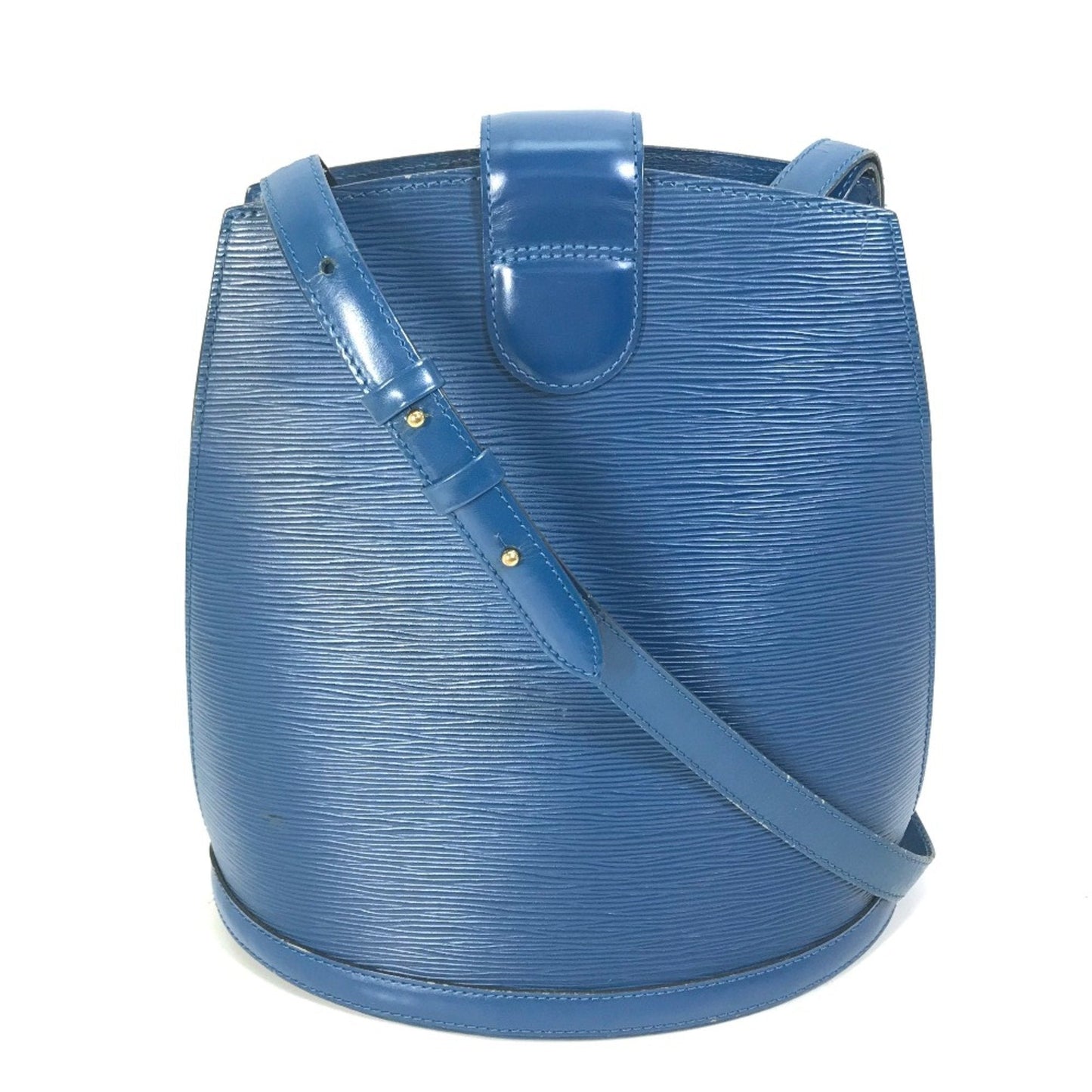 Louis Vuitton Blue Leather Shoulder Bag
