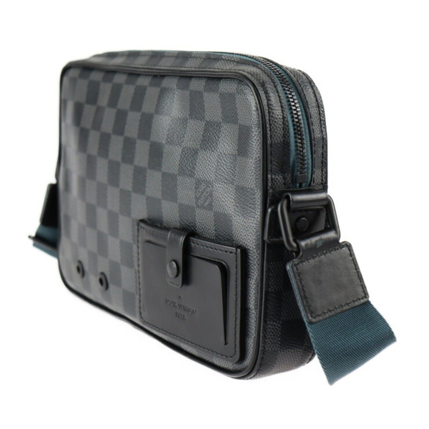 Louis Vuitton Damier Graphite Black Damier Graphite Leather Handbag Shoulder Bag