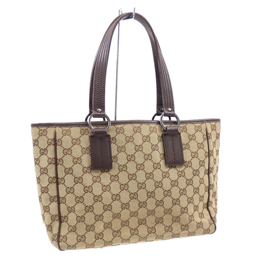 Gucci Gg Canvas Beige Brown Gg Canvas Tote Bag ()