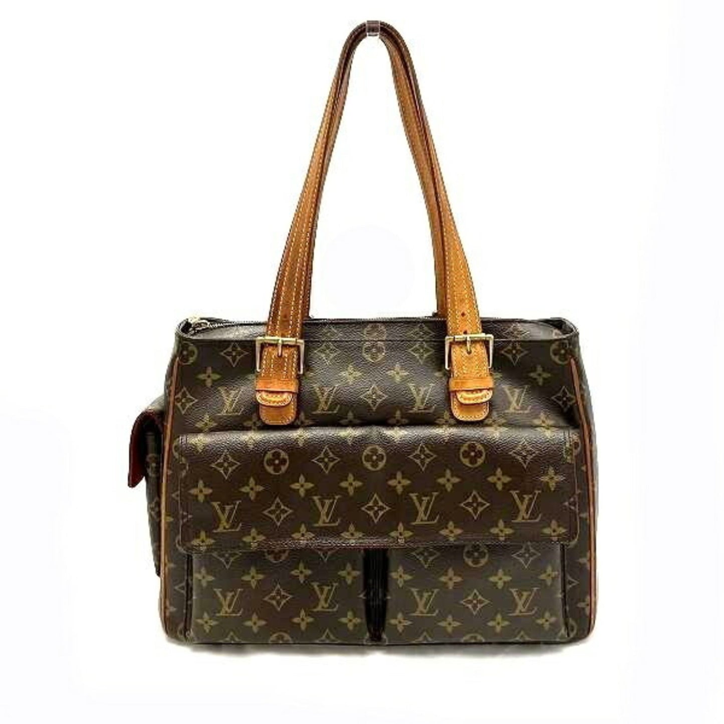 Louis Vuitton Brown Monogram Handbag Shoulder Bag ()