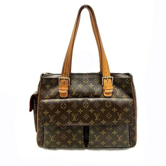 Louis Vuitton Brown Monogram Handbag Shoulder Bag ()