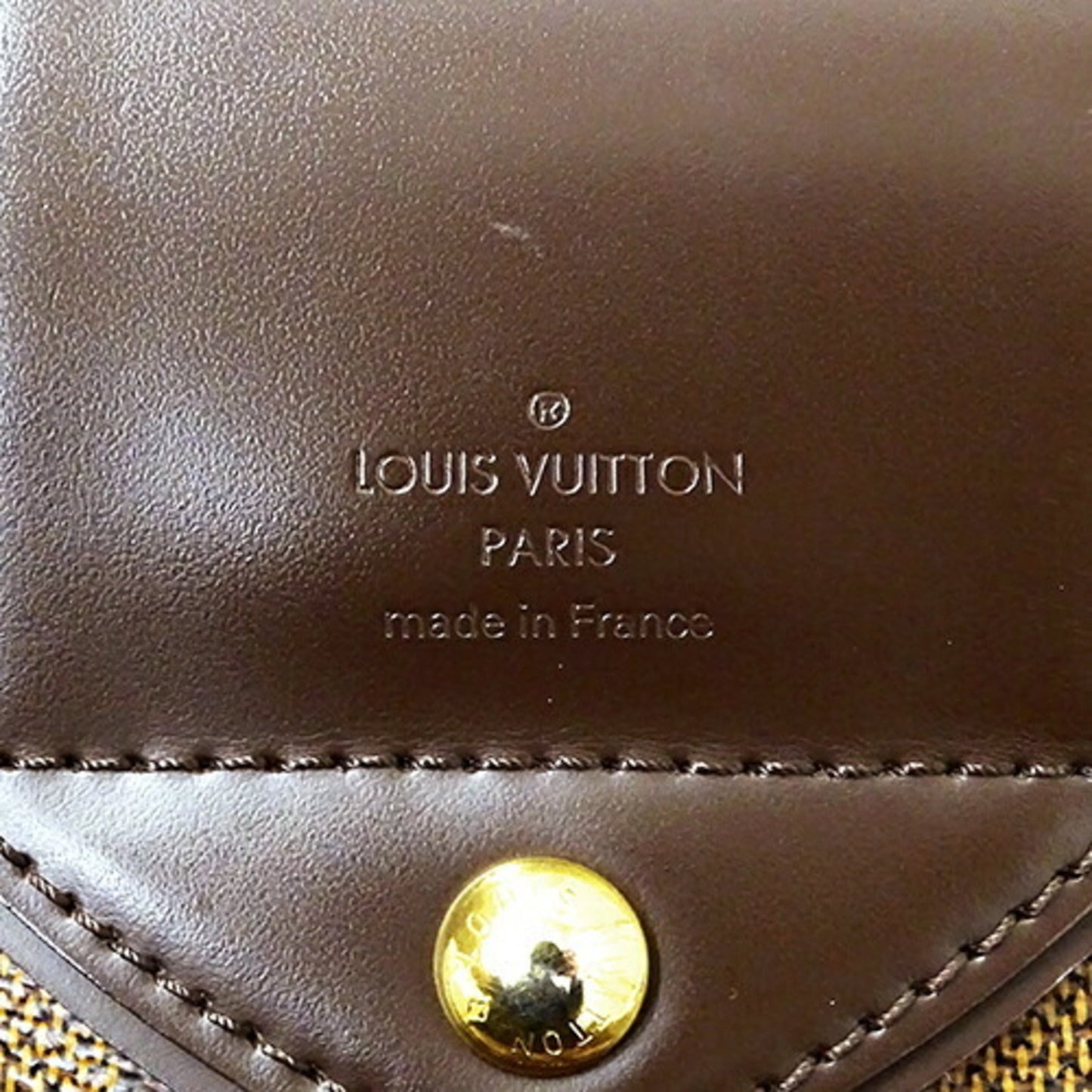 Louis Vuitton Damier Damier Canvas Ebene Damier Canvas Shoulder Bag