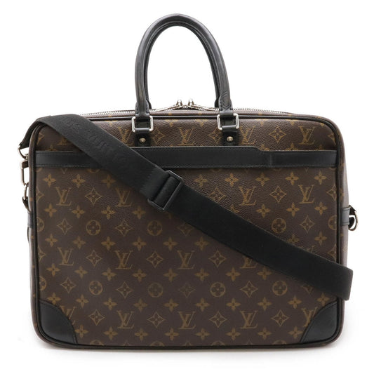 Louis Vuitton Brown Monogram Monogram Leather Shoulder Bag ()