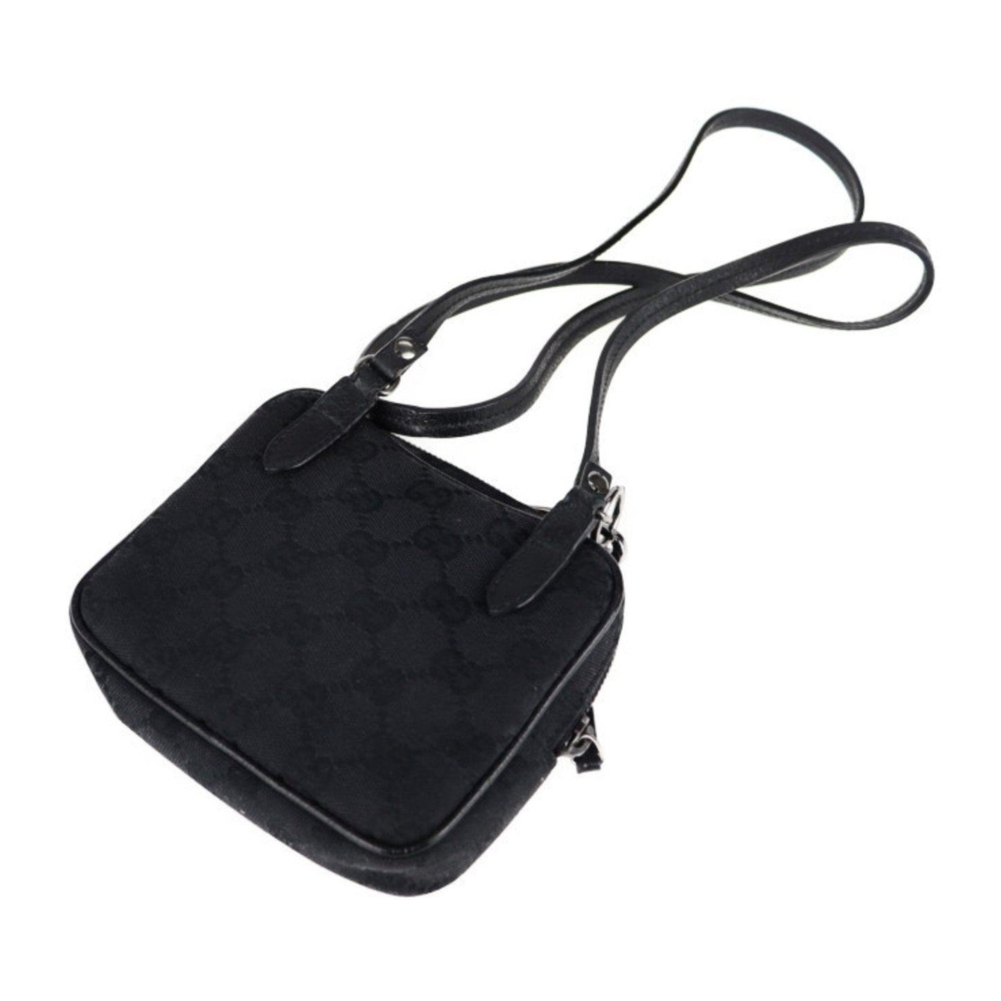 Gucci Gg Canvas Black Gg Canvas Handbag Pochette Shopping Bag Shoulder Bag Tote Bag