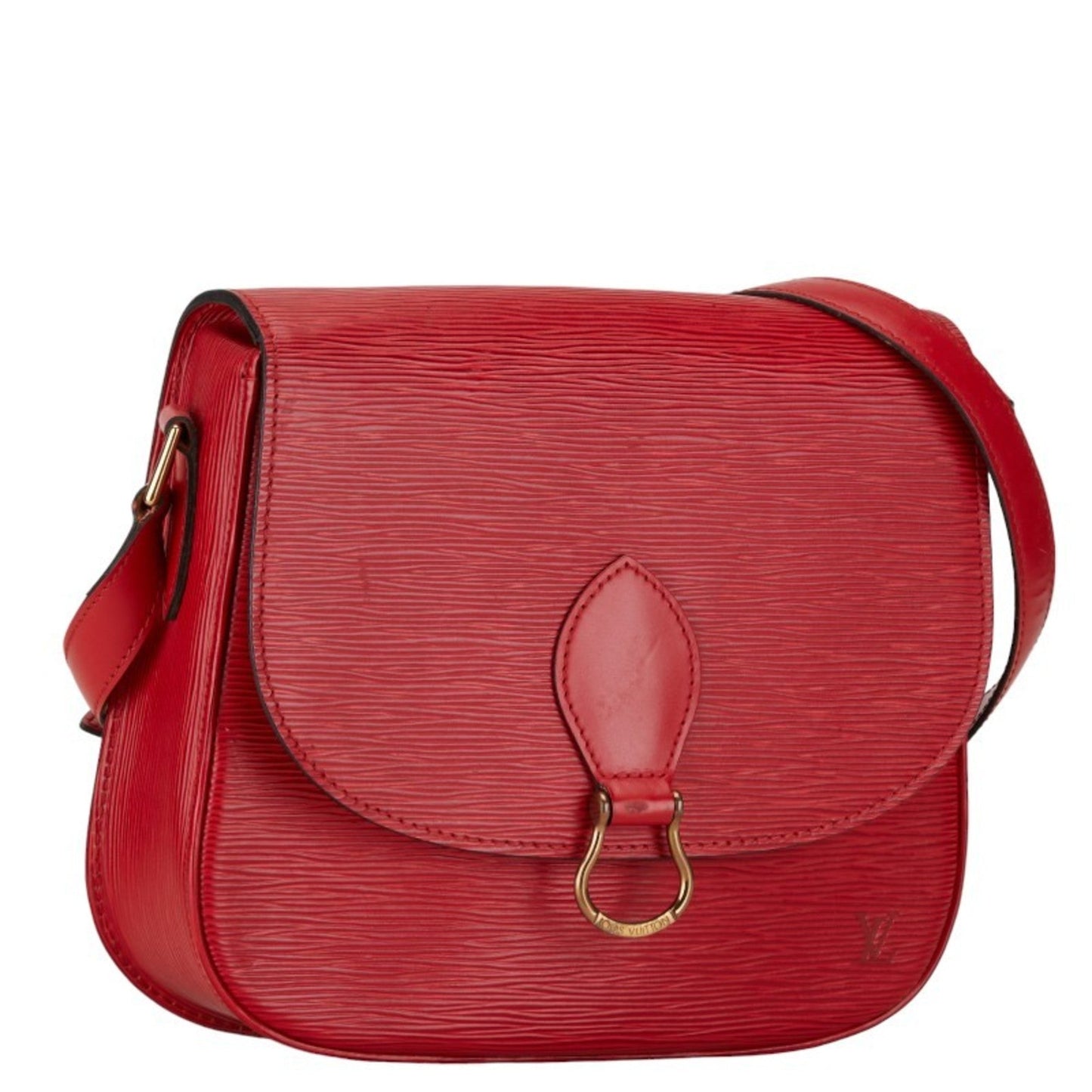 Louis Vuitton Castilian Red Leather Shoulder Bag