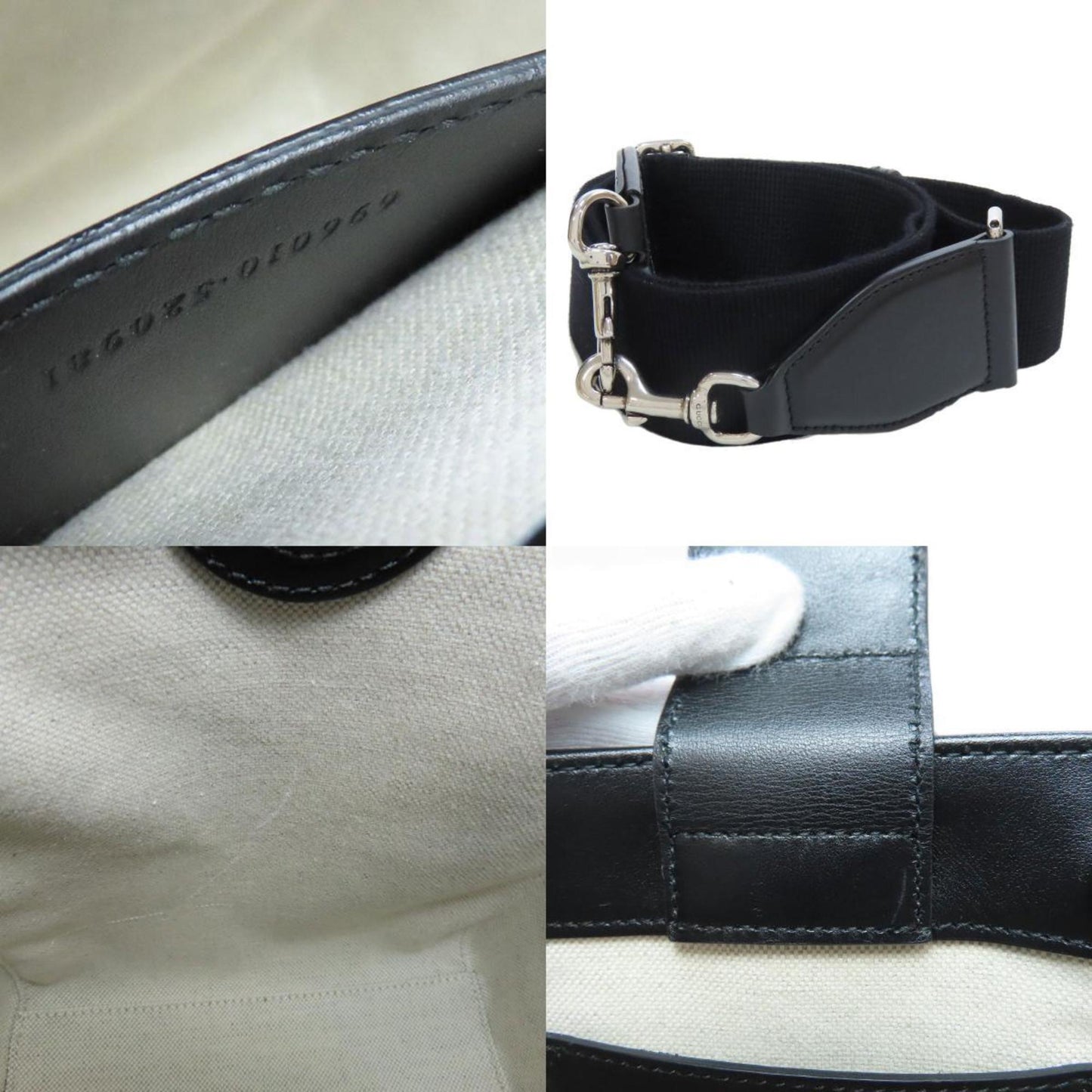 Gucci Black Leather Handbag