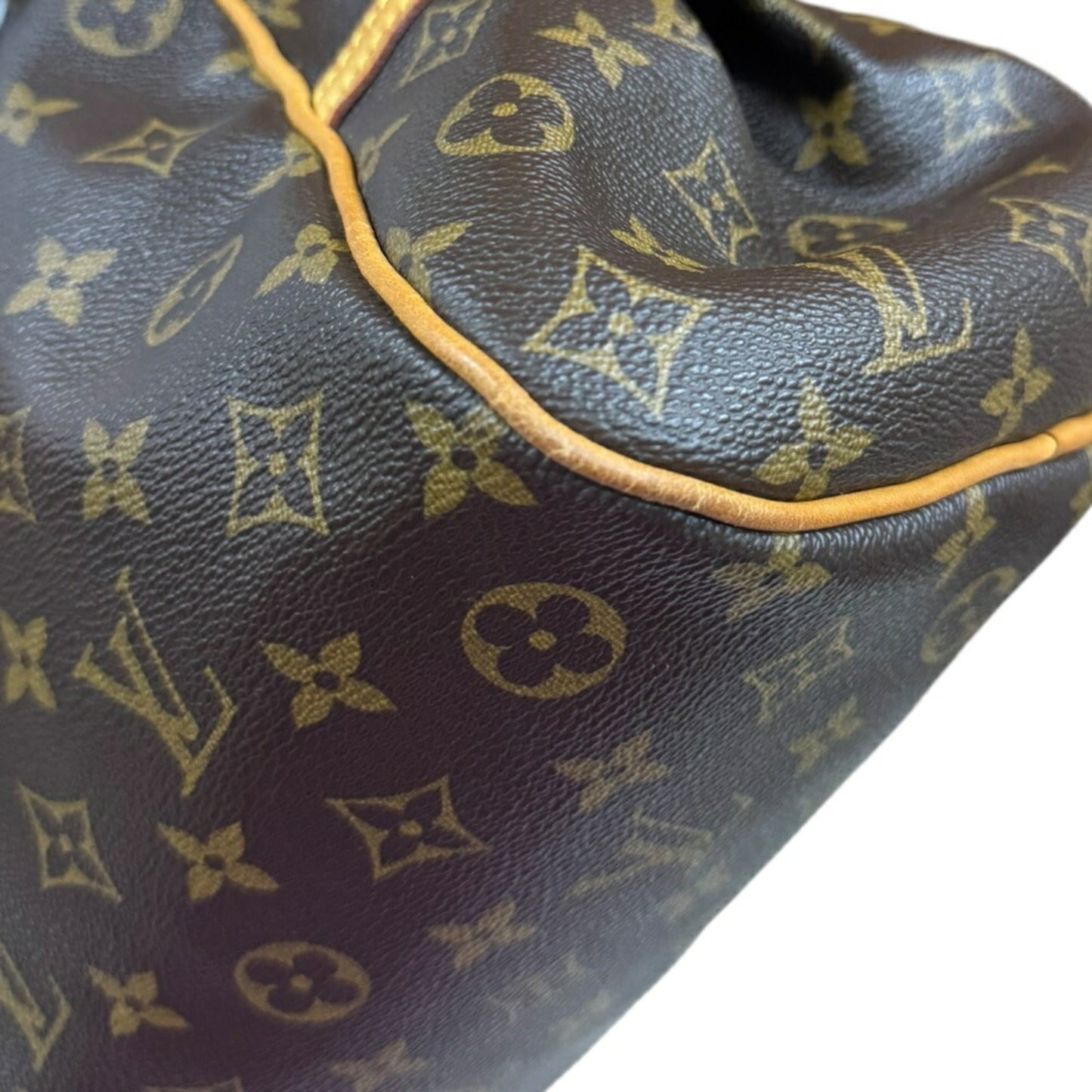 Louis Vuitton Brown Monogram Canvas Shoulder Bag