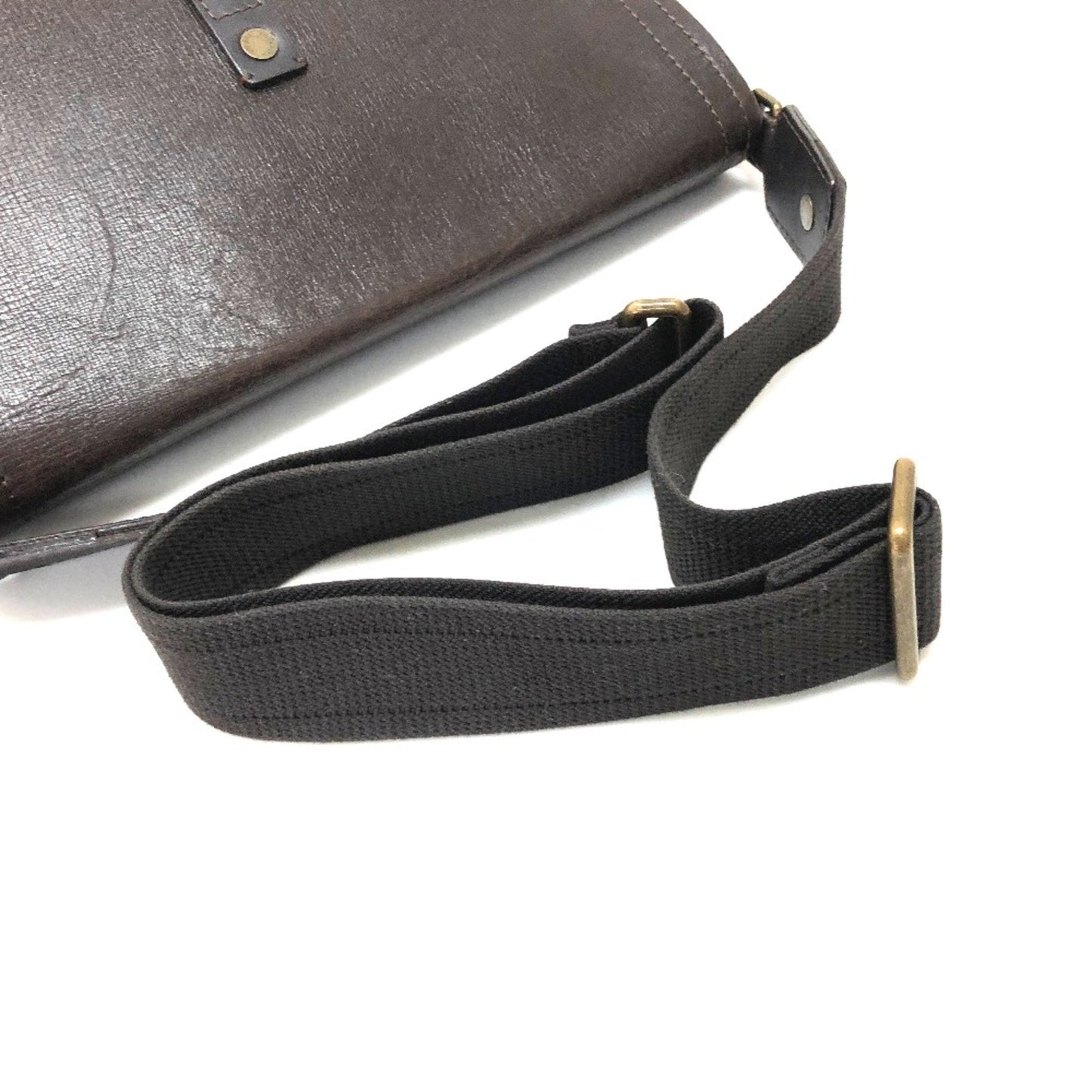 Louis Vuitton Brown Leather Shoulder Bag