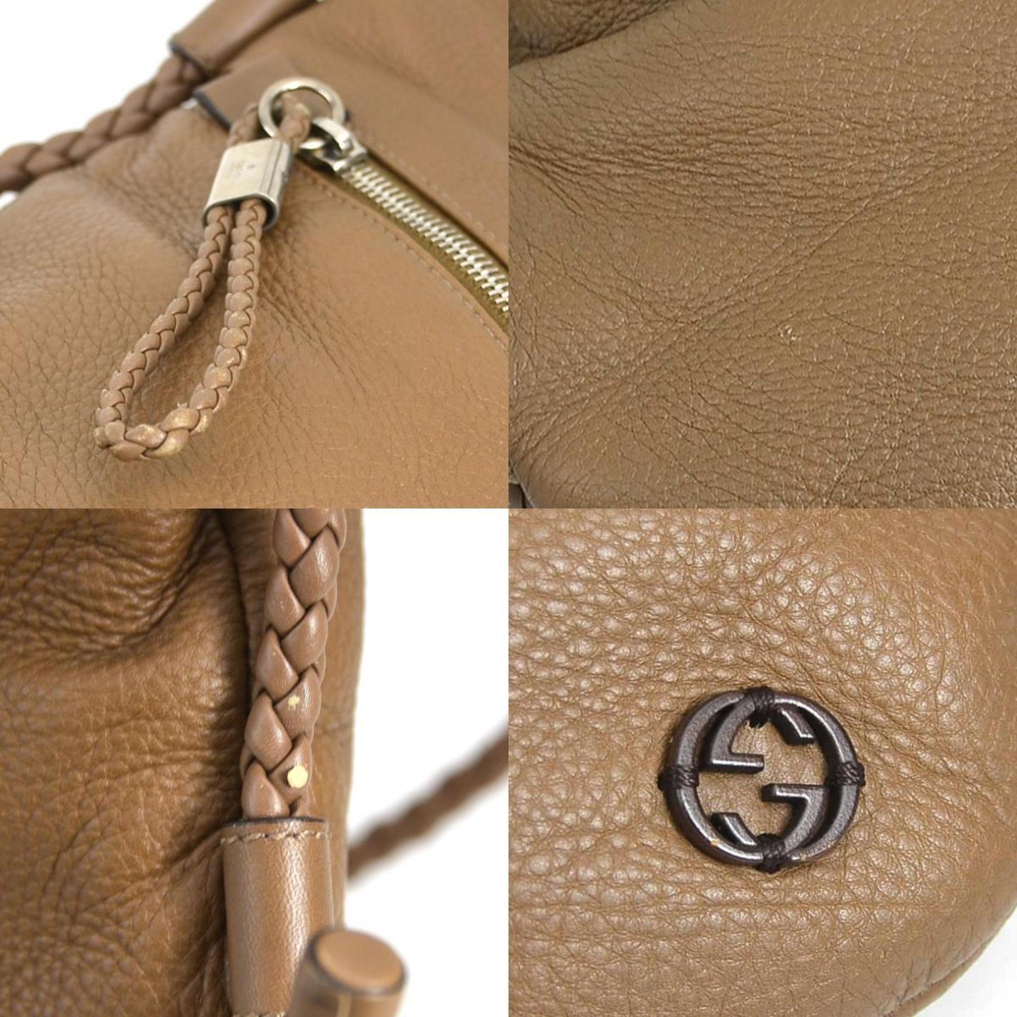 Gucci Brown Leather Shoulder Bag
