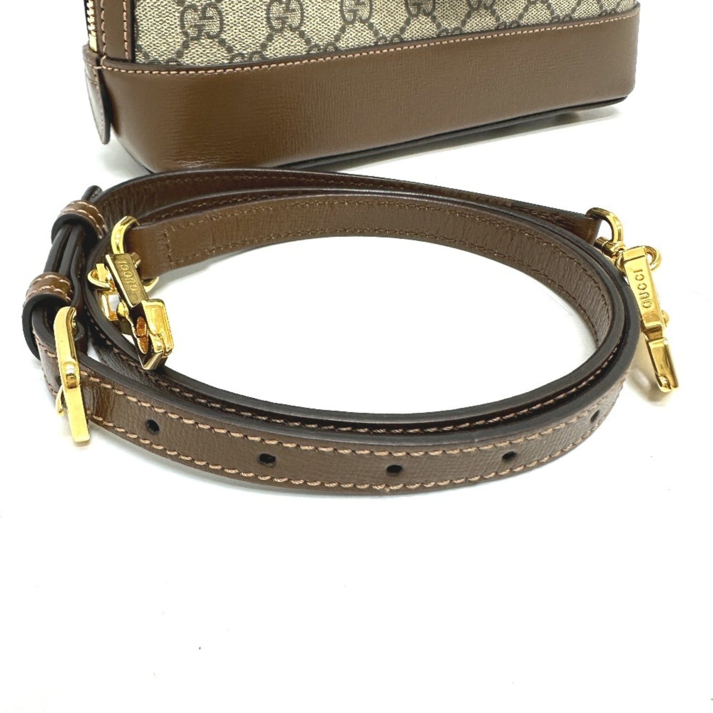 Gucci Brown Gg Supreme Handbag Shoulder Bag