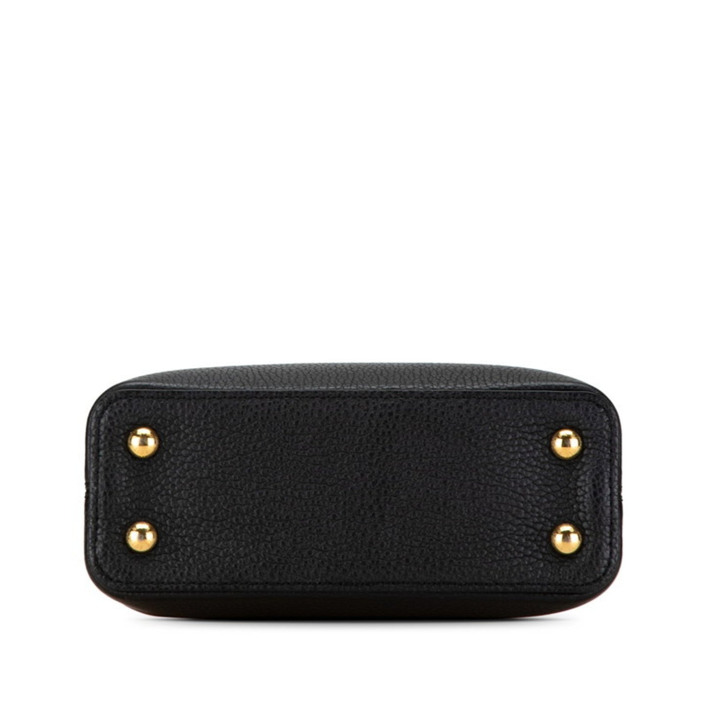 Louis Vuitton Black Noir Leather Handbag Shoulder Bag