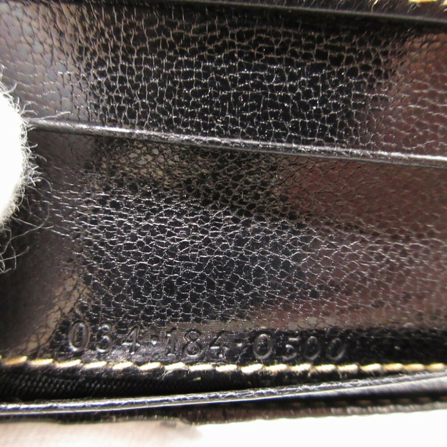 Gucci Black Leather Bill Wallet (Bi-Fold)
