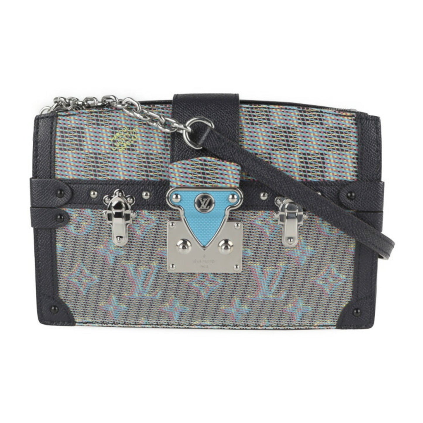 Louis Vuitton Blue Monogram Monogram Handbag Shopping Bag Shoulder Bag Tote Bag ()
