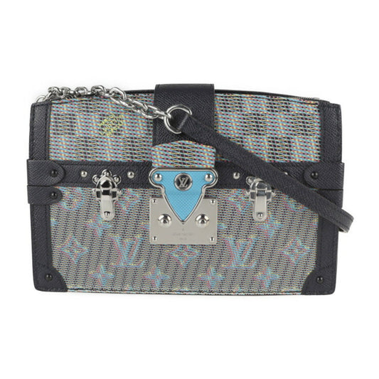 Louis Vuitton Blue Monogram Monogram Handbag Shopping Bag Shoulder Bag Tote Bag ()