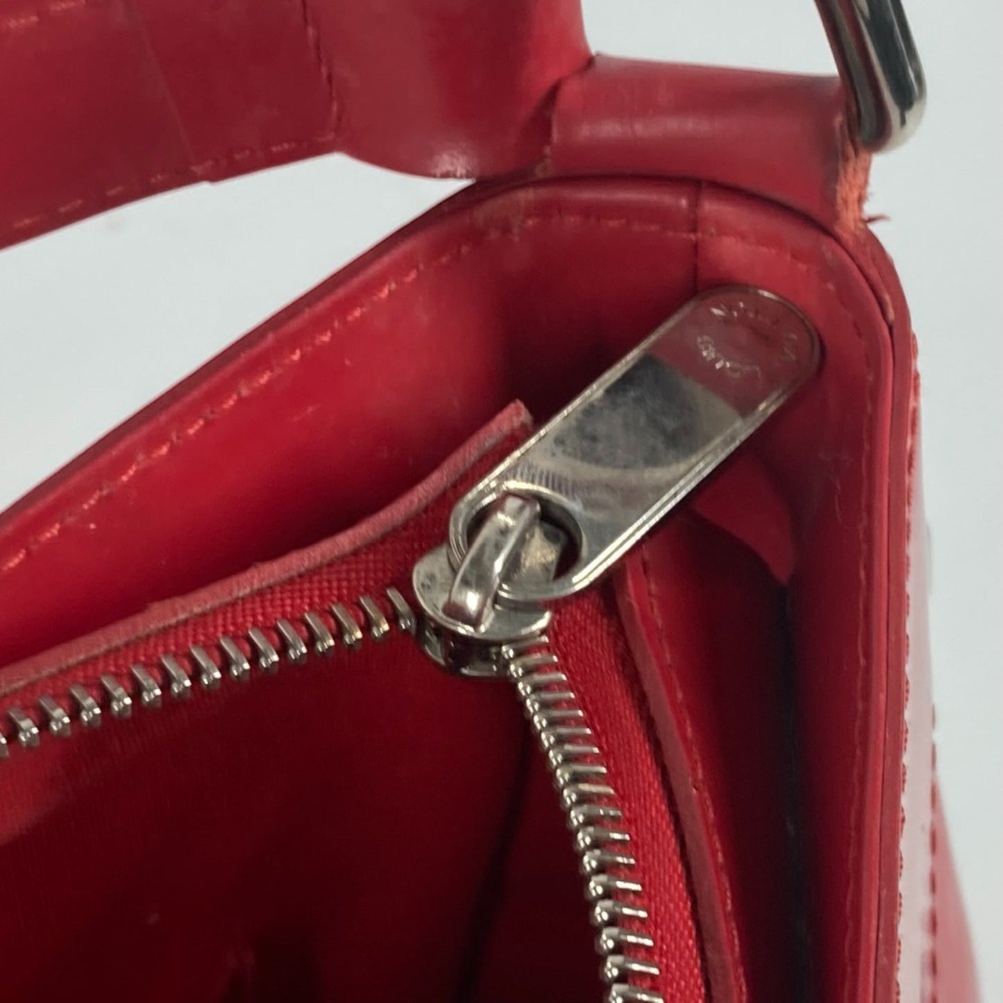 Louis Vuitton Castilian Red Red Color Epi Leather Shoulder Bag