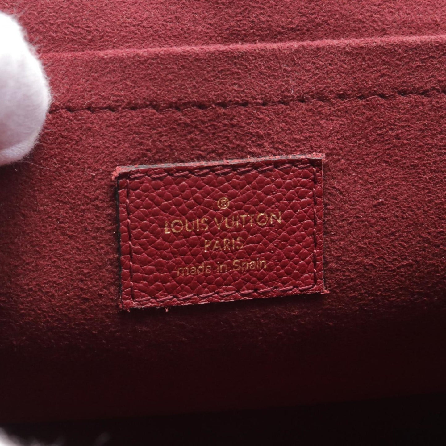 Louis Vuitton Bordeaux Brown Coated Canvas Monogram Pvc Leather Shoulder Bag